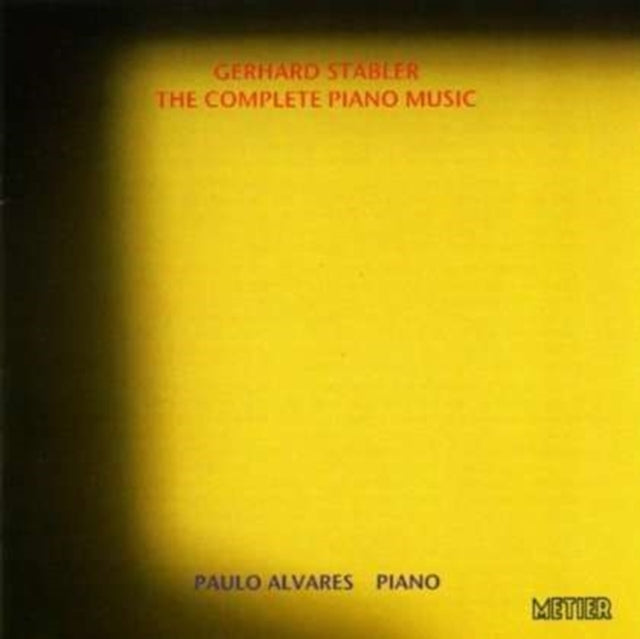 Paulo Alvarez - Stabler  Complete Piano Music (CD)