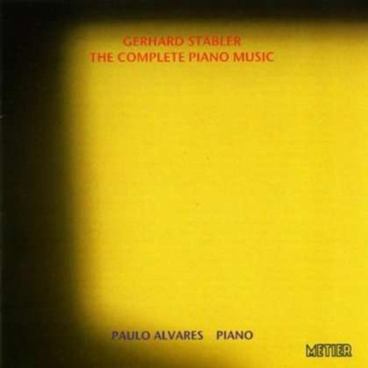 Paulo Alvarez - Stabler  Complete Piano Music (CD)