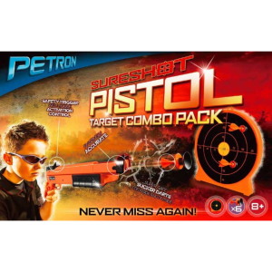 Sureshot Pistol / Target/ 6 Darts