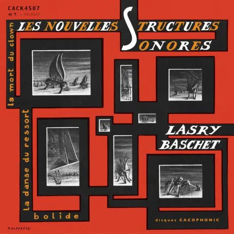 Lasry-Baschet - Les Nouvelles Structures Sonores (Vinyl Single)
