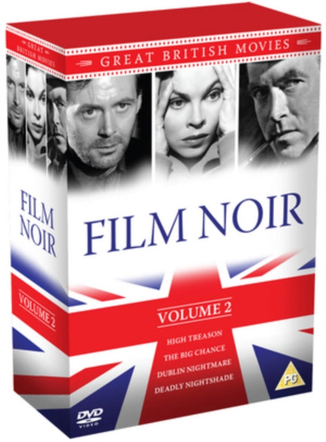 Film Noir Box Set Volume 2 Deadly Nightshade The Big Chance Dublin Nightmare High Treason (DVD)