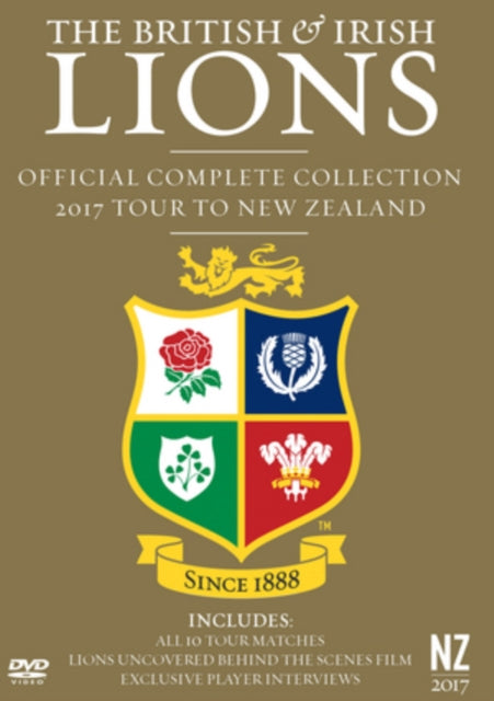 British And Irish Lions: Official Complete Collection 2017 Tour To New Zealand (DVD)