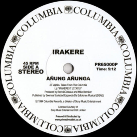 Irakere - Anung Anunga / Baila Mi Ritmo (Vinyl)