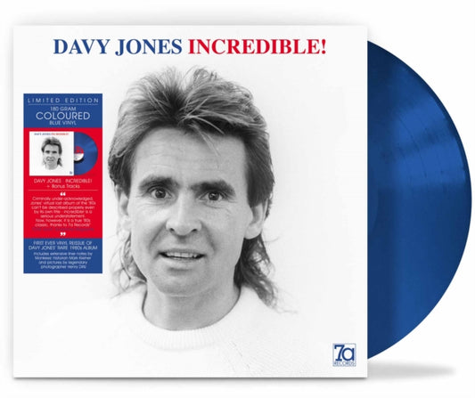 Davy Jones - Incredible! (Blue Vinyl) (Vinyl)