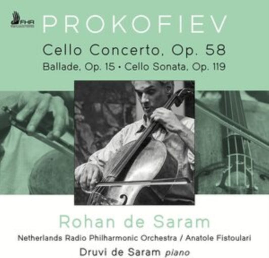 Rohan De Saram / Druvl De Saram / Netherlands Radio Philharmonic Orchestra / Anatole Fistoulari - Prokofiev: Cello Concerto. Op. 58 / Ballade For Cello & Piano (CD)