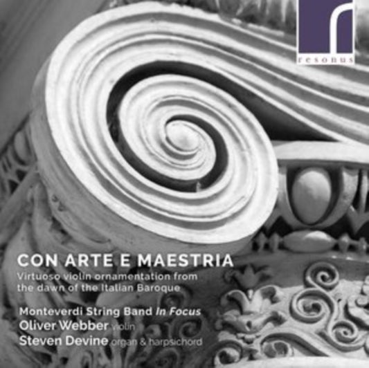 Webber / Devine - Con Arte E Maestria: Virtuoso Violin Ornamentation From The Italian Baroque (CD)