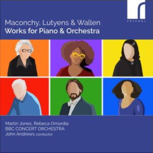 Martin Jones / Rebeca Omordia / BBC Concert Orchestra / John Andrews - Maconchy / Lutyens & Wallen: Works For Piano And Orchestra (CD)