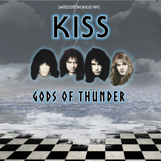 Kiss - Gods Of Thunder (Blue & White Vinyl) (10 inch Single)