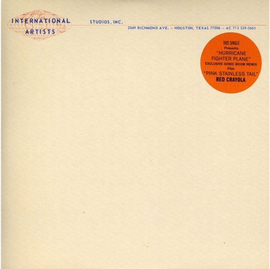 Red Crayola - Hurricane Fighter Plane / Pink (Vinyl Single)