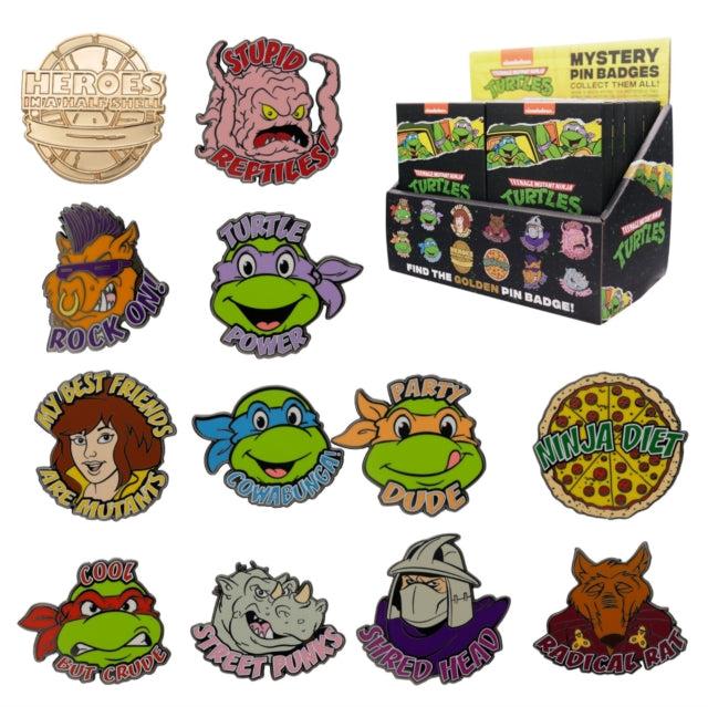 Teenage Mutant Ninja Turtles Mystery Pin Badge (Badge Pin Metal)