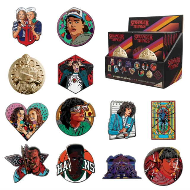 Stranger Things Mystery Pin Badge (Badge Pin Metal)