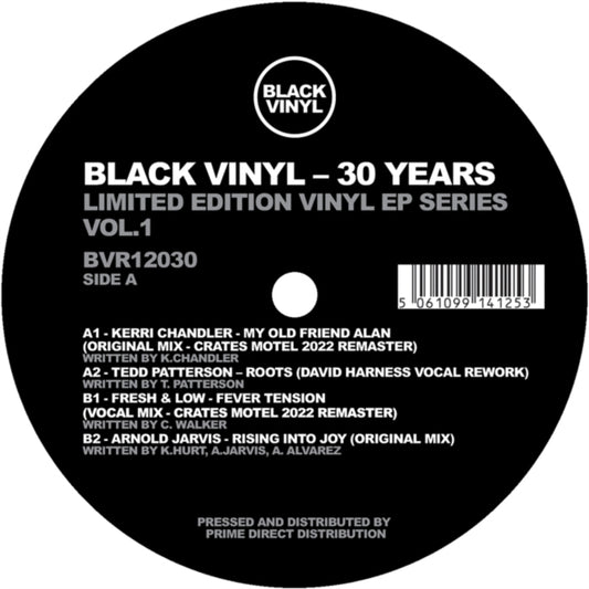 Kerri Chandler / Tedd Patterson / Fresh & Low / Arnold Jarvis - Black Vinyl 30 Years (Vinyl Single)