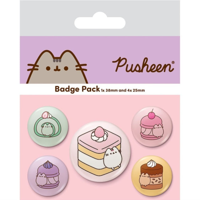 Pusheen - Pusheen (Sweets) Badge Pack (Badge Pack)