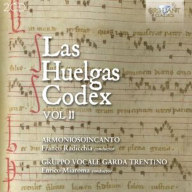 Armoniosoincanto/Franco Radicchia/Gruppo Vocale Garda Trentino/Enrico Miaroma - Las Huelgas Codex / Volume II (CD)
