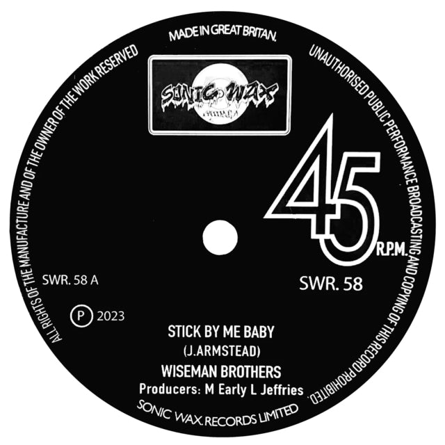 Wiseman Brothers - Stick By Me Baby (Vinyl Single)