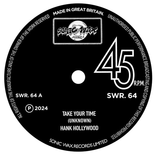 Hank Hollywood - Take Your Time (Vinyl Single)