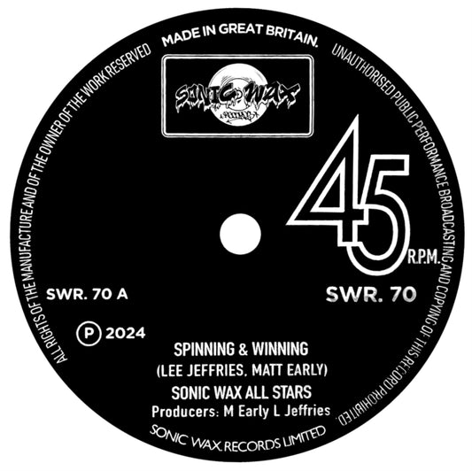 Sonic Wax All Stars - Spinning & Winning (Vinyl Single)