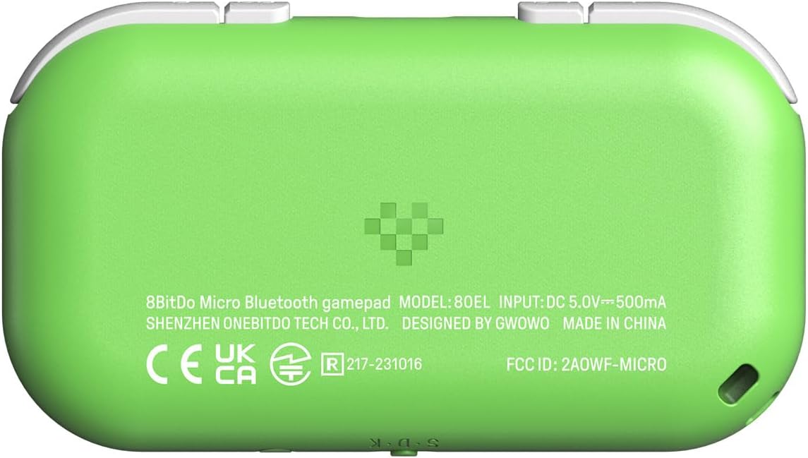 8BitDo Micro Bluetooth Gamepad (Green) (Nintendo Switch/Android)