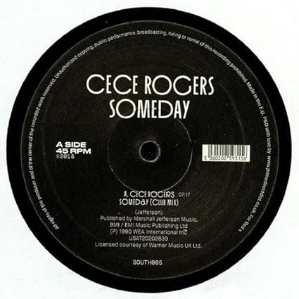 Ce Ce Rogers - Someday (Vinyl Single)