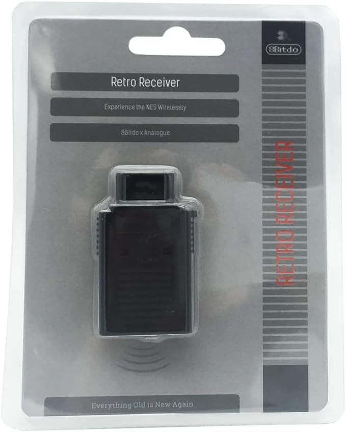 8Bitdo Bluetooth Retro Receiver for NES - (Bluetooth Multi Control Adaptor) (Retro)
