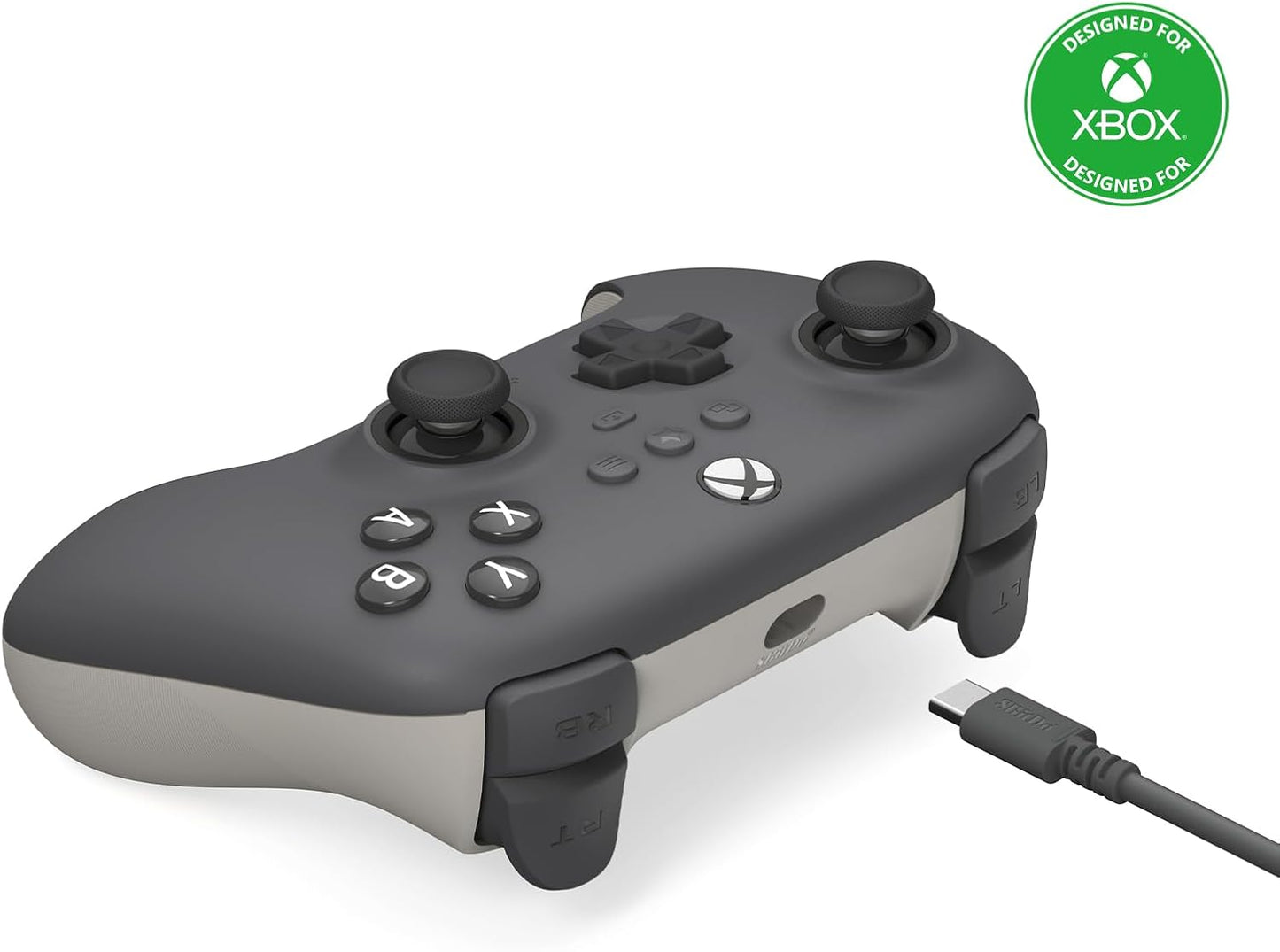 8BitDo Ultimate C - Dark Grey - Wired Controller (Compatible With Xbox Series X, Xbox One & PC)