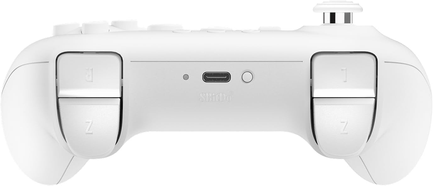 8BitDo 64 Bluetooth Controller For Switch, PC & Android (White) (Nintendo Switch)