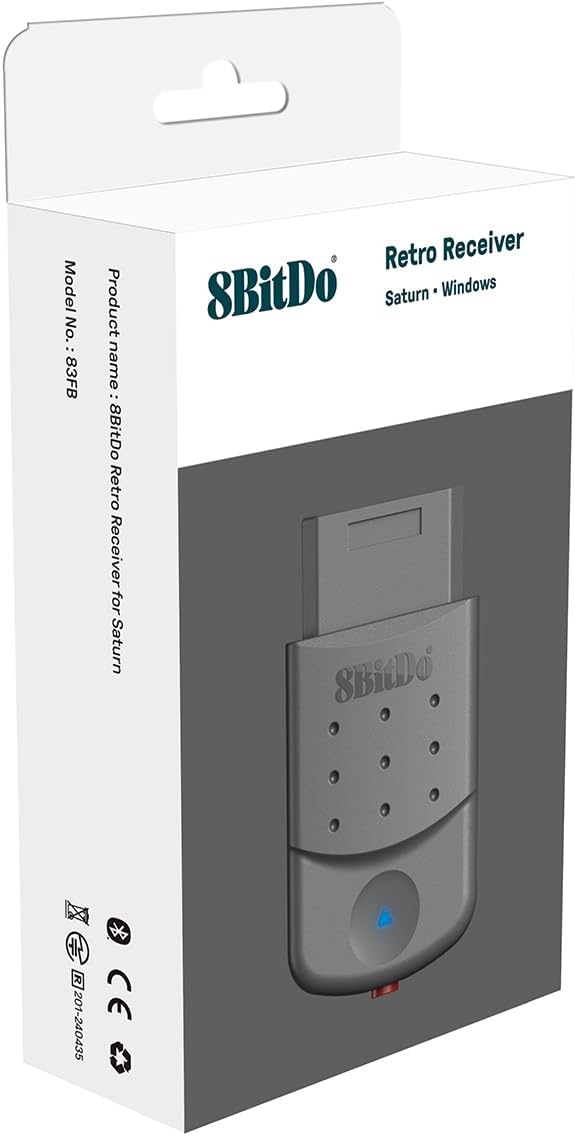 8BitDo Bluetooth Retro Receiver Saturn (Multiplaformer) (Retro)