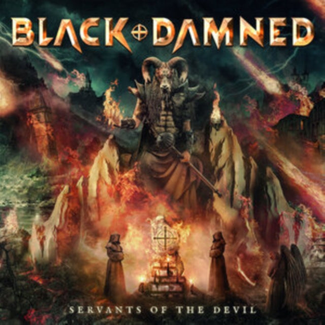 Black & Damned - Servants Of The Devil (Grey/Orange Vinyl) (Vinyl)