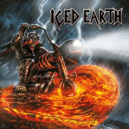 Iced Earth - Hellrider / I Walk Among You (Orange/Yellow/Silver Vinyl) (Vinyl)