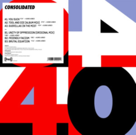 Consolidated - [Pias] 40 (Vinyl)