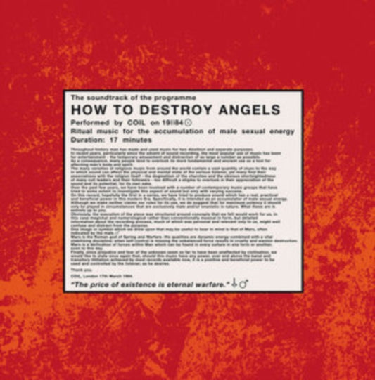 Coil - How To Destroy Angels (Vinyl)