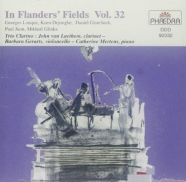 Trio Clarino - In Flanders Fields 32: Longue Dejonghe Gistelinck Juon Glinka (CD)