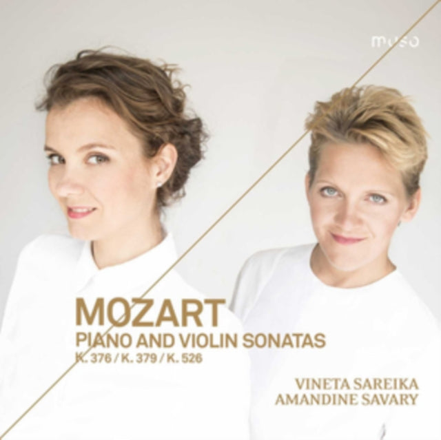 Amandine Savary / Vineta Sareika - Mozart: Piano & Violin Sonatas K. 376. K. 379. K. 526 (CD)