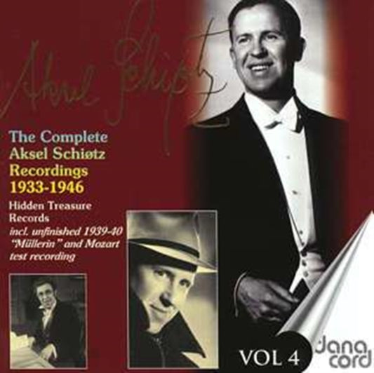 Aksel Schiotz - The Complete Recordings - Vol. 4 (CD)