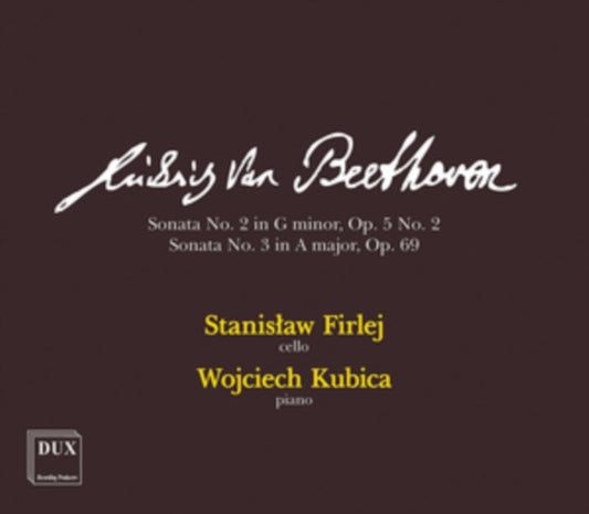 Ludwig Van Beethoven - Cello Sonatas Nos.2 & 3 - Stanislaw Firlej (Cello) (CD)