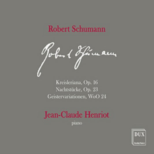 Robert Schumann - Robert Schumann Kreisleriana Op 16 Nacht (CD)