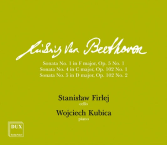 Stanislaw Firlej / Wojciech Kubica - Beethoven: Cello Sonatas (CD)