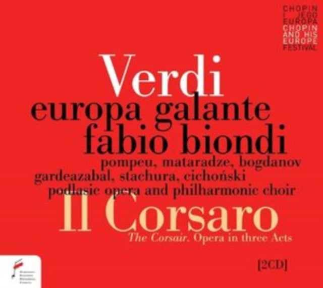 Soloists / Europa Galante / Fabio Biondi - Verdi: Il Corsaro (The Corsair) (CD)
