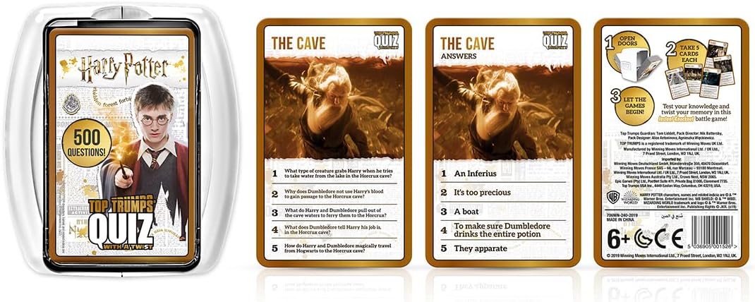 Top Trumps Card Game Quiz Harry Potter