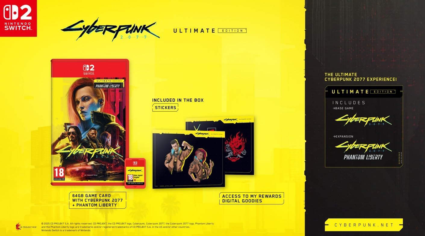 Cyberpunk 2077 - Ultimate Edition (Nintendo  Switch 2)
