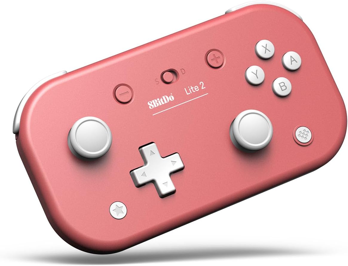 8BitDo Lite 2 Bluetooth Gamepad For Switch & Android (Pink) (Nintendo Switch)