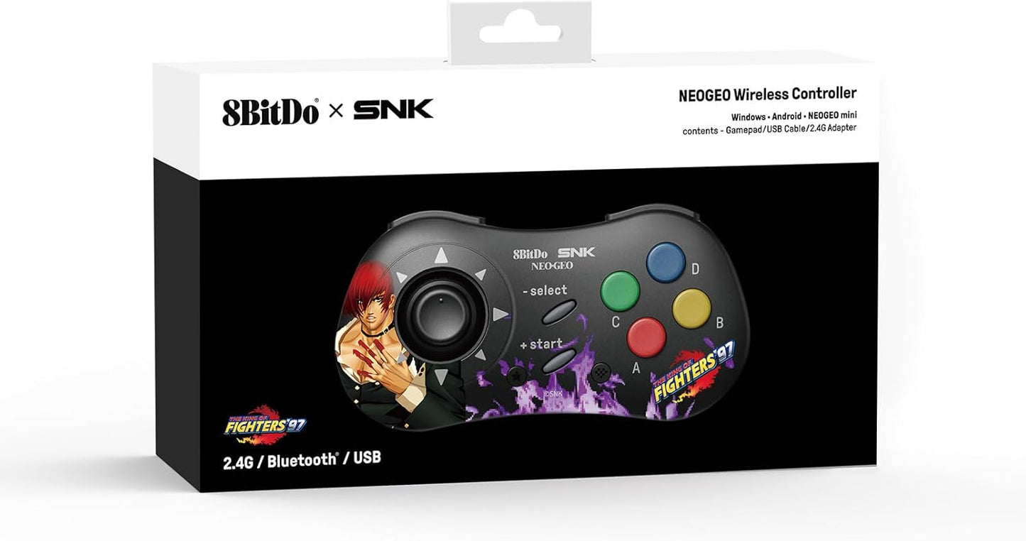 8BitDo NeoGeo Wireless Controller For PC & Android (Iori Yagami Style SNK) (PC)