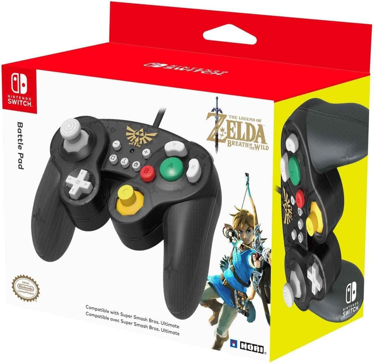 HORI Battle Pad Gamecube Style Controller - Zelda Edition - (Nintendo Switch)