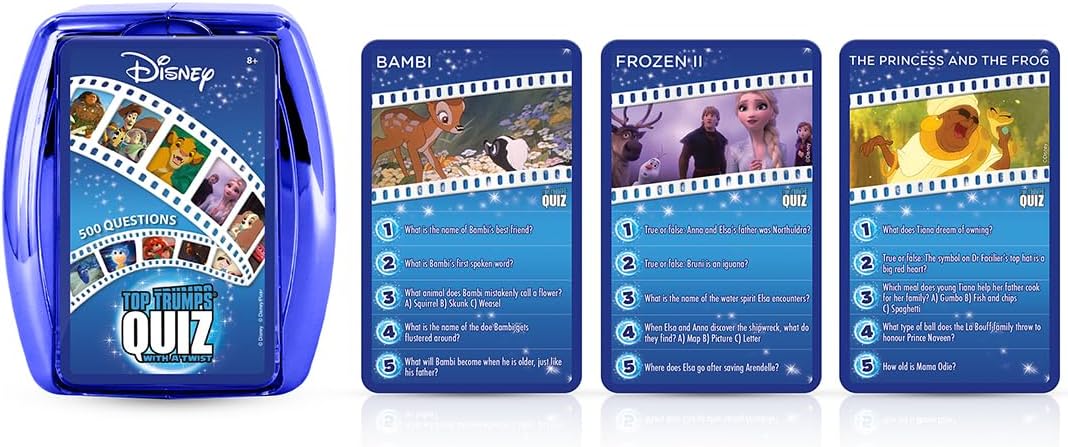 Top Trumps Card Game Quiz - Disney