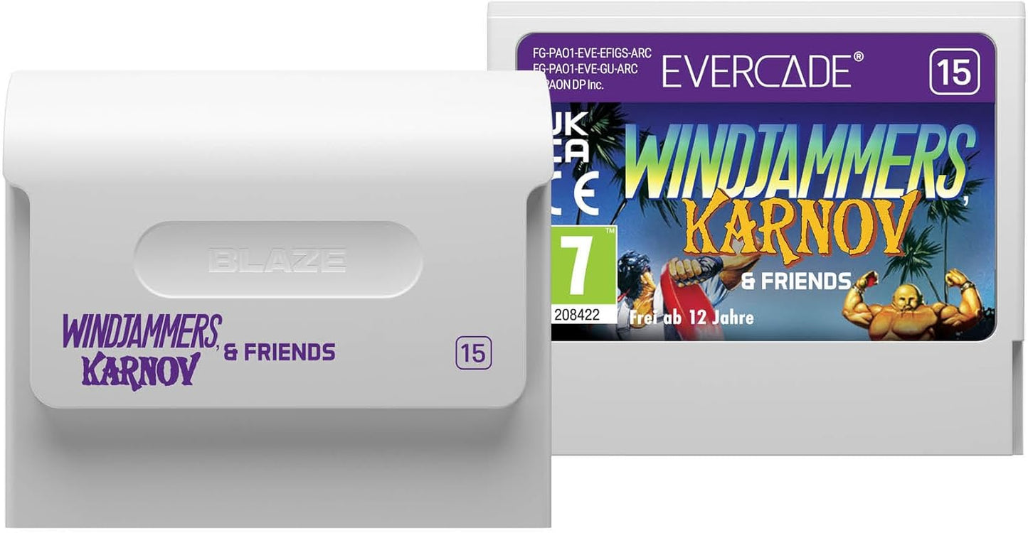 Windjammers, Karnov & Friends (Evercade)