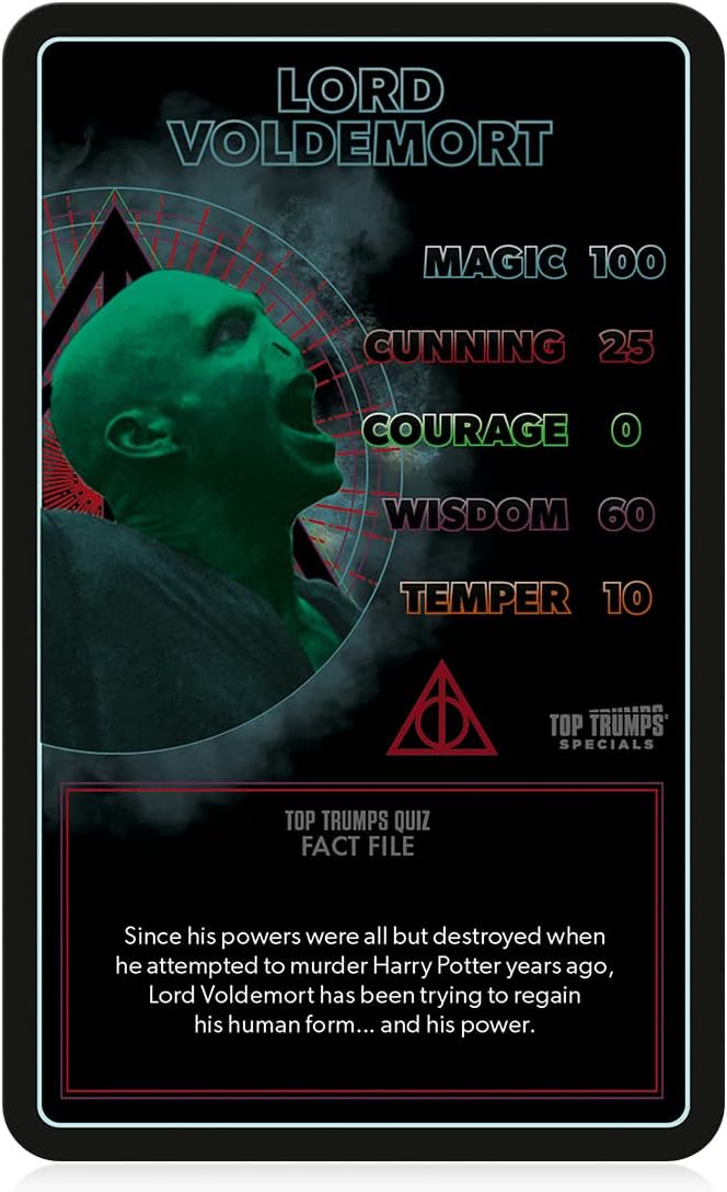 Top Trumps Card Game Specials Harry Potter Dark Magic