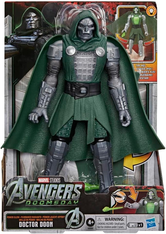 Marvel Avengers Doomsday - Power-Glow (Doctor Doom) Action Figure (Toys)