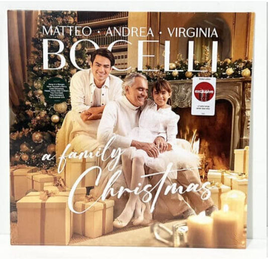 Andrea Bocelli - A Family Christmas (Blue Vinyl )(+2 Extra Songs) (Vinyl)