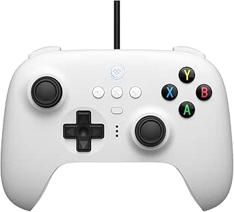 8Bitdo Ultimate Wired Controller (White) (Switch/Windows/Android) (Nintendo Switch)