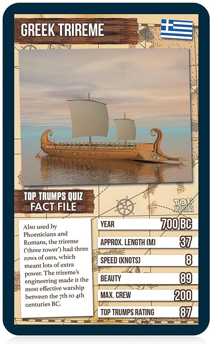 Top Trumps Card Game Classics World Famous Ships